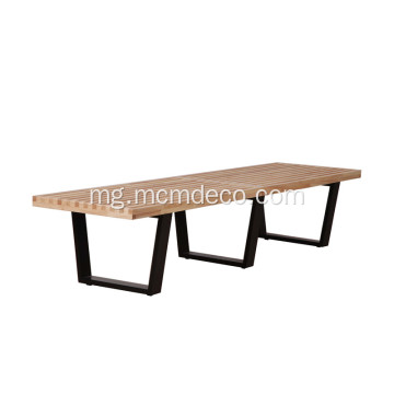 Bench Modern Platform Wooden Nelson